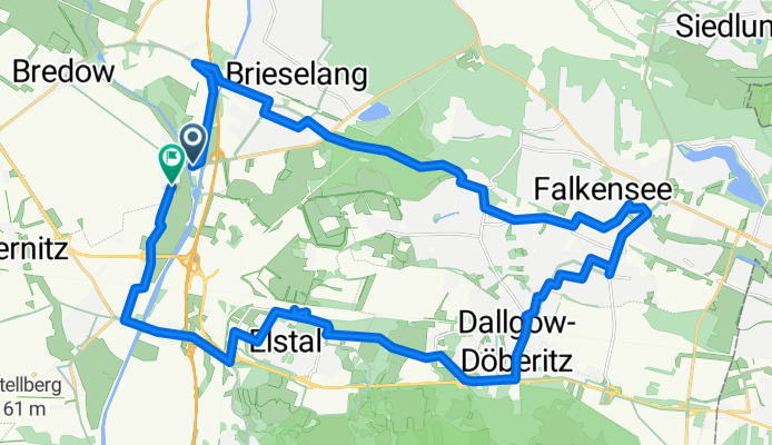 Brieselanger Straße, Brieselang nach Wustermarker Straße, Brieselang