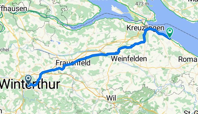 Winterthur nach Altnau