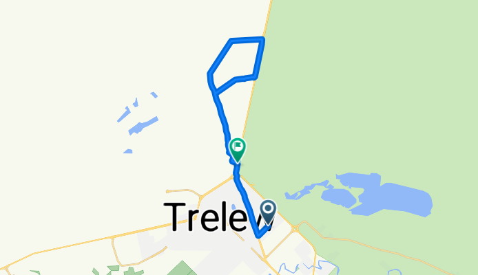 Ruta desde Cacique Nahuelpan Norte