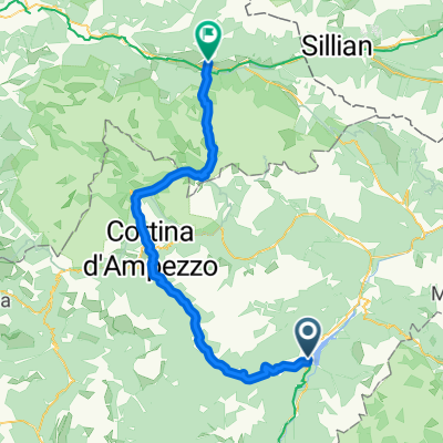 From Pieve di Cadore to Toblach
