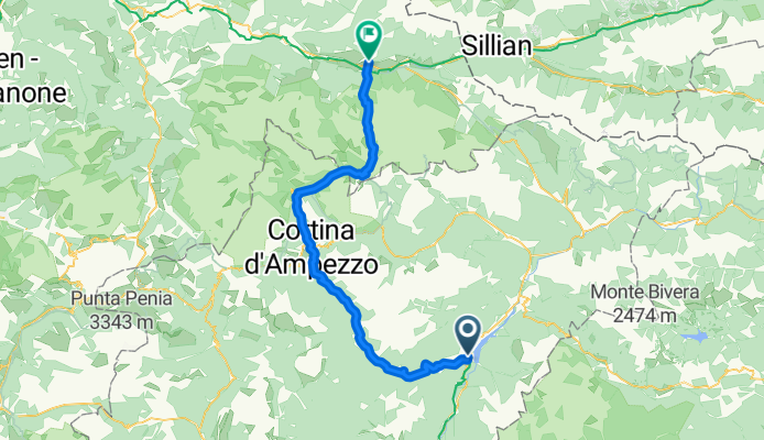 From Pieve di Cadore to Toblach