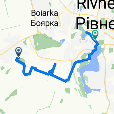 Чернігівська вулиця, Rivne to Botanichna Street, Rivne