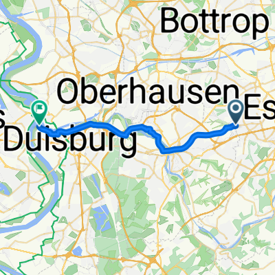 Von Essen bis Duisburg