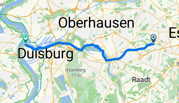 Von Essen bis Duisburg