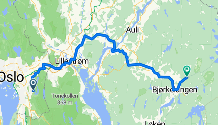 Oslo - Bjørkelangen