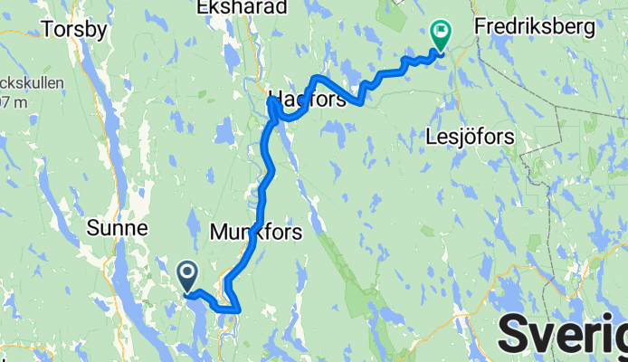 Munkfors - Lesjöfors