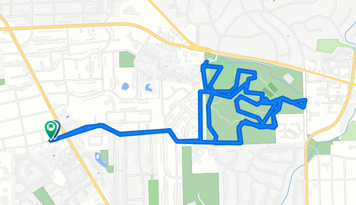 Marlborough Dr, Ann Arbor to Marlborough Dr, Ann Arbor