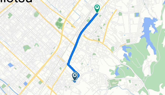 府中町5丁目, 和泉市へ尾井町2丁目, 和泉市