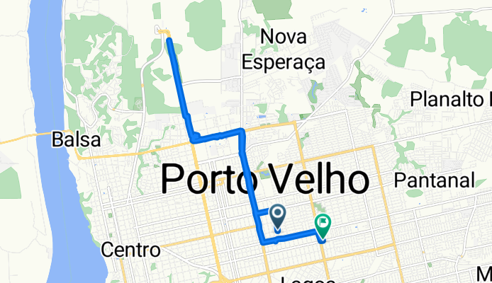 De Rua Agenor Martins de Carvalho a Rua Francisco Dias