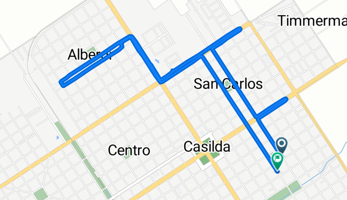 Rivadavia, Casilda a Rivadavia, Casilda