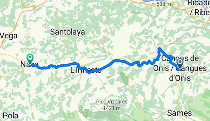 From Cangas de Onís to Nava