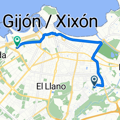 Calle de Corín Tellado, Gijón a Gijón