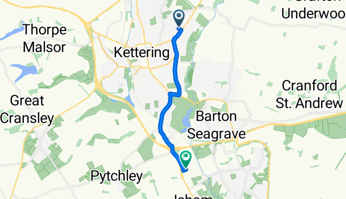 Summer Crescent, Kettering to Pytchley, Kettering