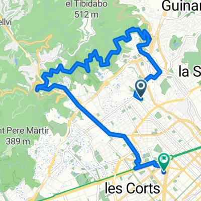 Carrer de Sant Gervasi de Cassoles, Barcelona a Carrer de Viladomat, Barcelona