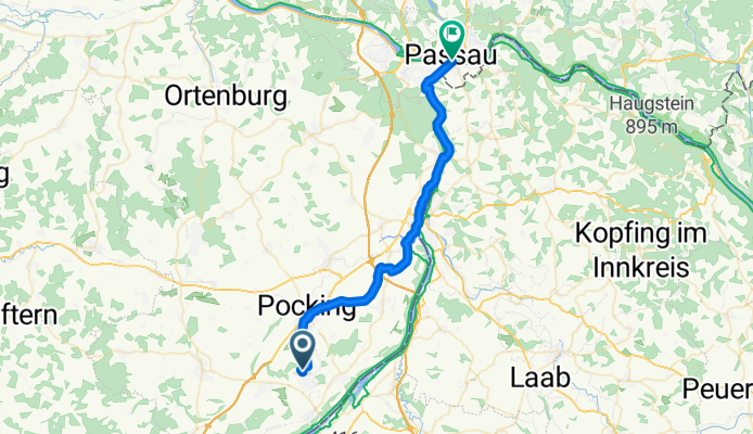 Am Tennispark nach Gottfried-Schäffer-Straße