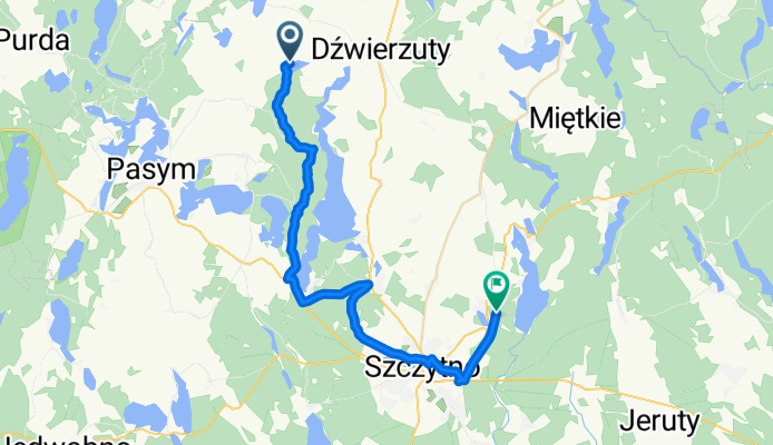 Małszewko do Wałpusz