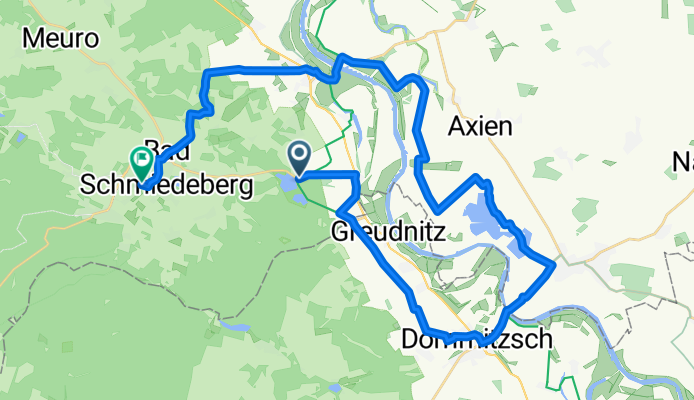 Lausiger-Teich-Straße, Bad Schmiedeberg nach Lindenstraße, Bad Schmiedeberg