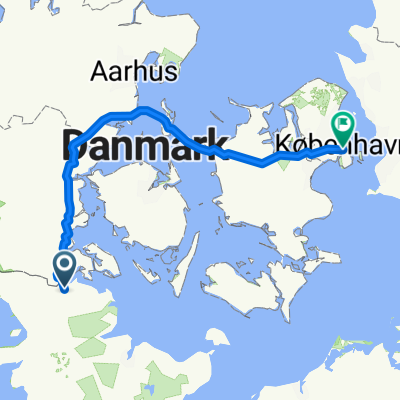 Am Pferdewasser, Flensburg nach Kopenhagen, København V