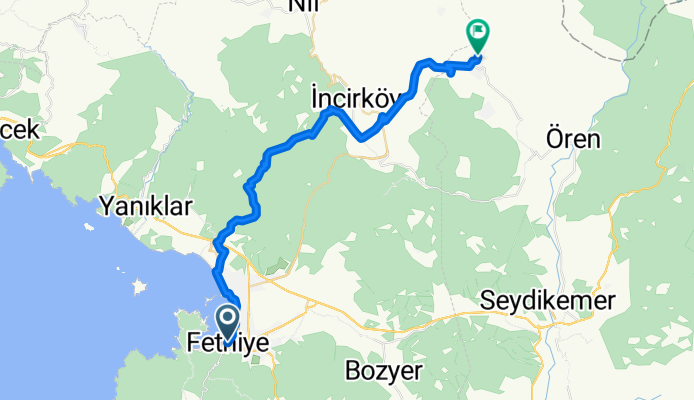 Fethiye - Yeşilüzümlü