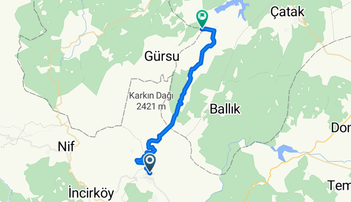 Yeşilüzümlü - Çameli