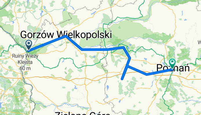 Küstrin–Posen (Gesamtroute)