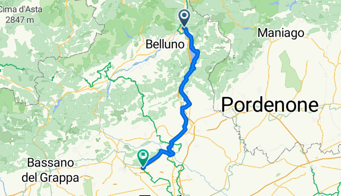 Soccher-Paiane-Casan-Arsie - Volpago del Montello