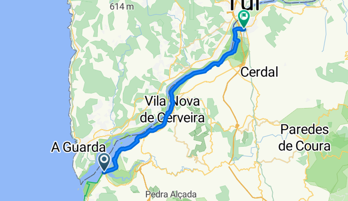 Praça Pontault Combault, Caminha to Avenida do Colégio Português, Valença