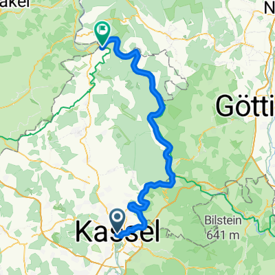 Fulda-Radweg Kassel bis Karlshafen