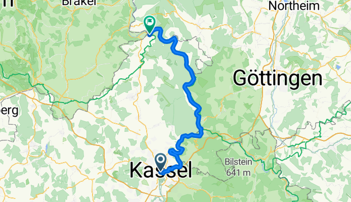 Fulda-Radweg Kassel bis Karlshafen