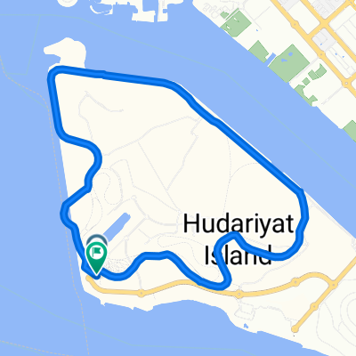 Al Hudayriat Island, Abu Dhabi to Al Hudayriat Island, Abu Dhabi