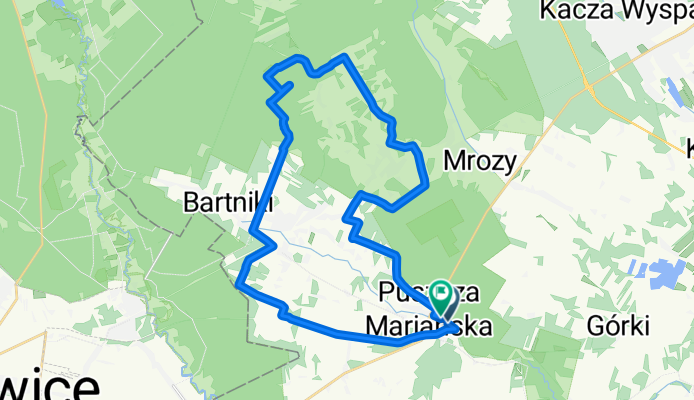 Króla J Sobieskiego, Puszcza Mariańska do Króla J Sobieskiego, Puszcza Mariańska