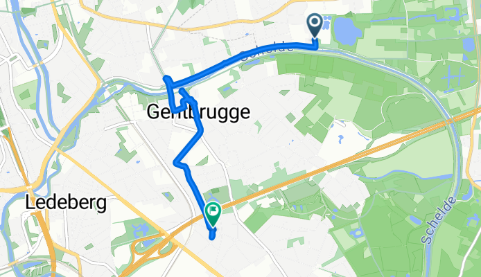 Panhuisstraat, Destelbergen naar Henri Pirennelaan, Gent