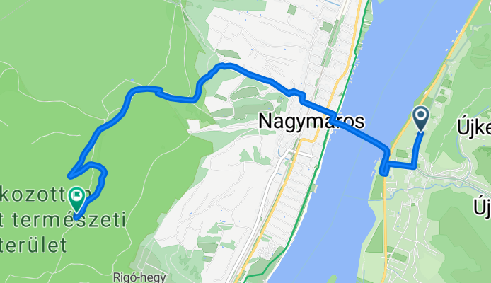 Esztergomi út, Visegrád - Nagymaros-Nógrád, Nagymaros