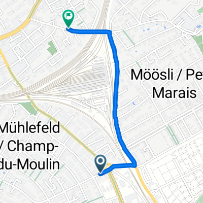 Erlacherweg, Biel nach Zionsweg, Biel