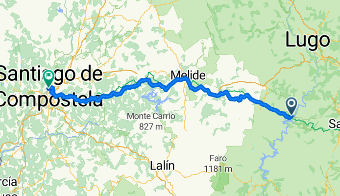 Monterroso - Saint-Jacques-de-Compostelle