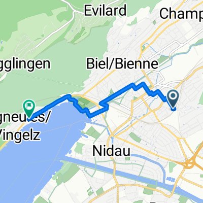 Friedweg, Biel nach Neuenburgstrasse, Biel