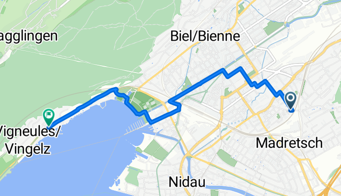 Friedweg, Biel nach Neuenburgstrasse, Biel