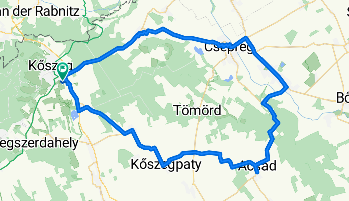 Kőszeg-Bük-Acsád-Kőszegfalva-Kőszeg