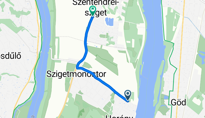 Monostori utca - Csóka utca