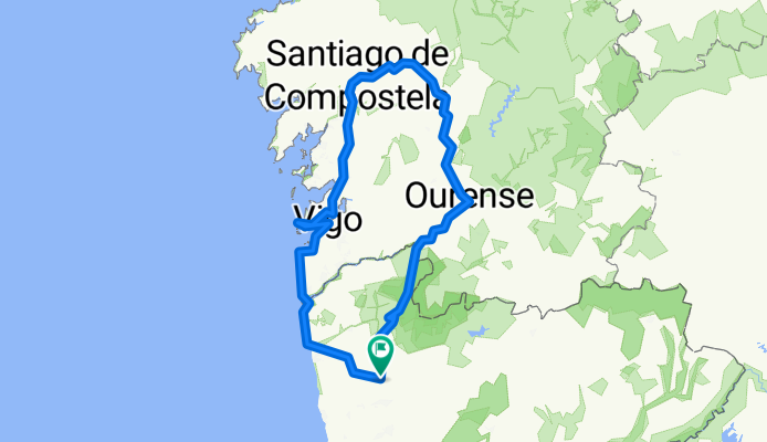 Route in Braga