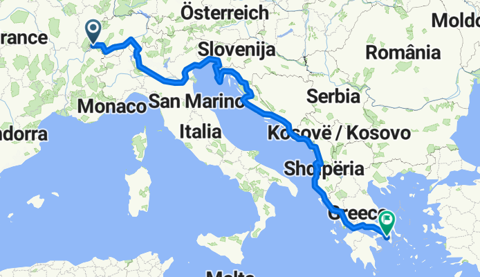 De Yvoire à Athènes