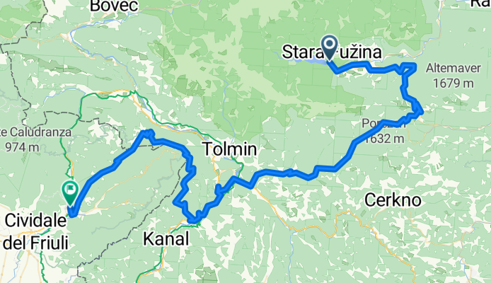 Bohinjska Bistrica - Kobarid