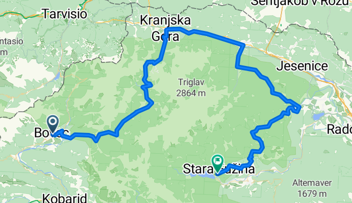 Kranjska Gora - Bohinjska Bistrica