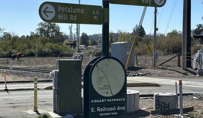 Photo 1 of the Bikemap route "Main St, Penngrove to E Cotati Ave, Cotati"