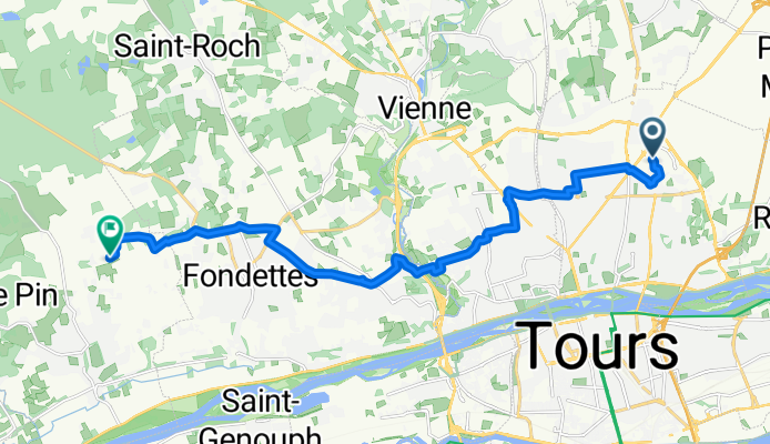 Place Nicolas Copernic, Tours à Le Verger Cotineau, Luynes