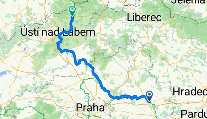 Poděbrady - Tetschen