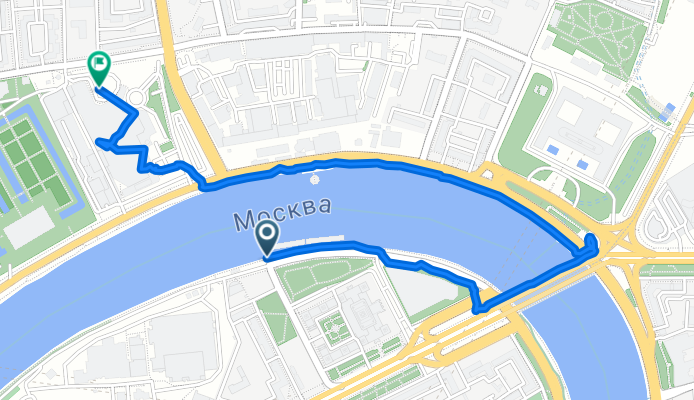 55.752, 37.561 до 55.757, 37.554