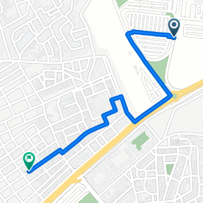 Route in Marrakesh