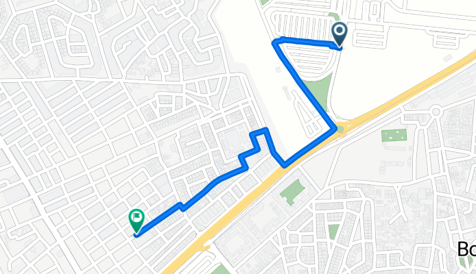 Route in Marrakesh