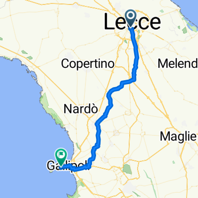 Piazzetta San Giovanni dei Fiorentini, Lecce to Via Antonietta de Pace, Gallipoli
